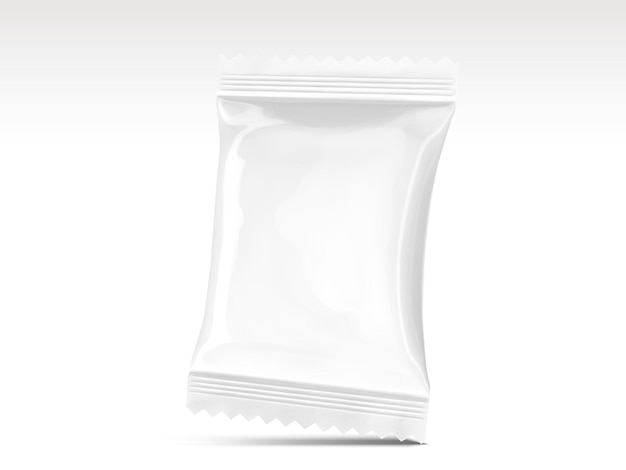 Blank snack package design