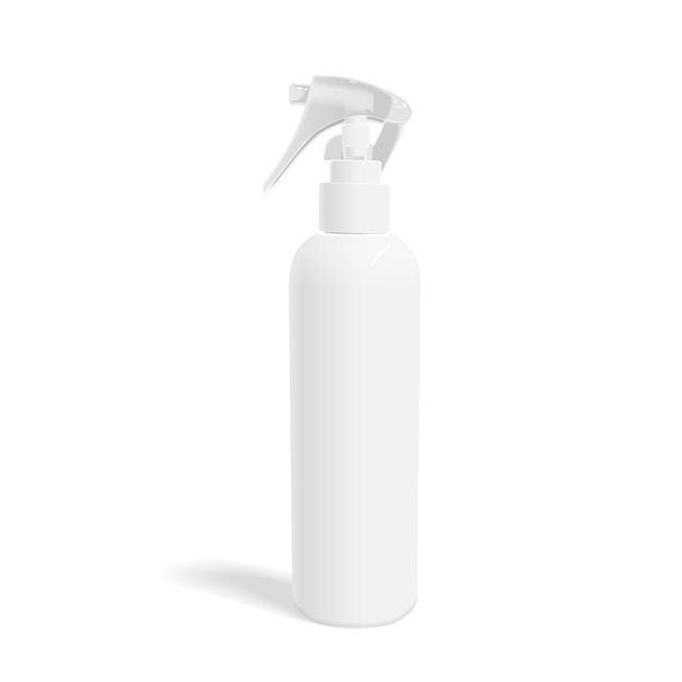 Vector blank spray bottle