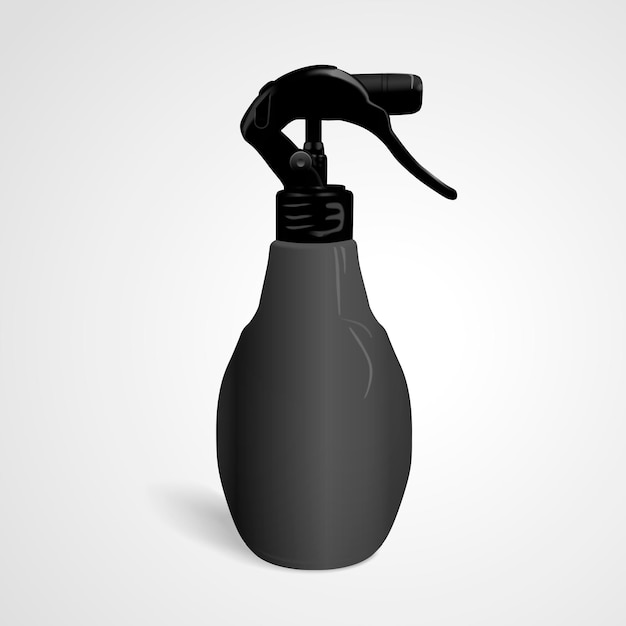 Vector blank spray bottle