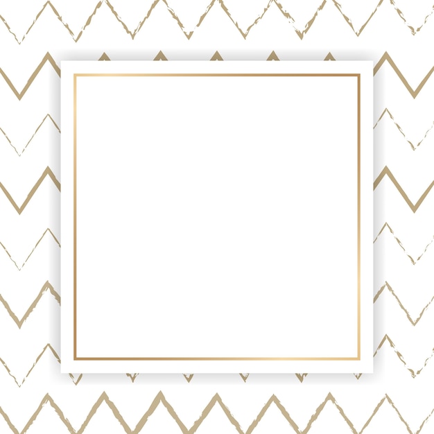 Blank square abstract frame vector