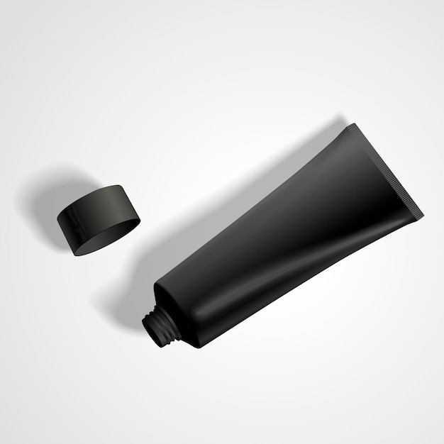 Vector blank tube with cap