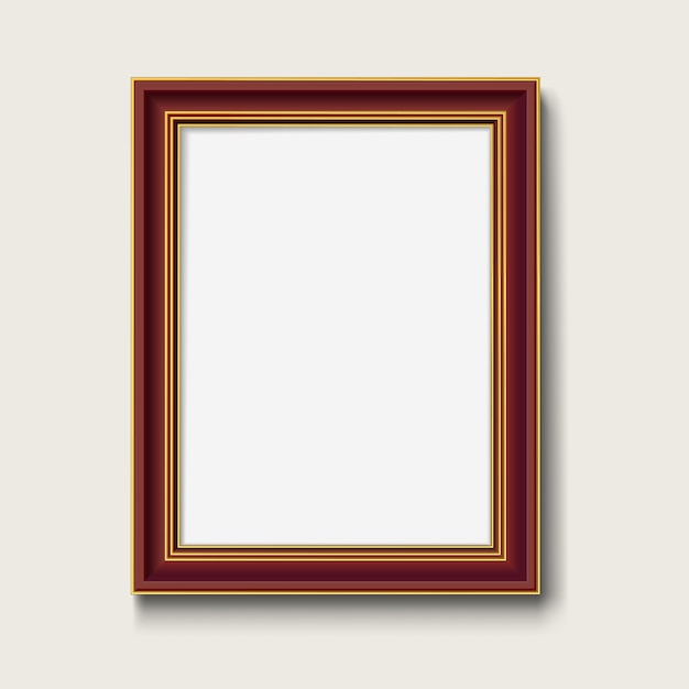 Blank vintage picture frame