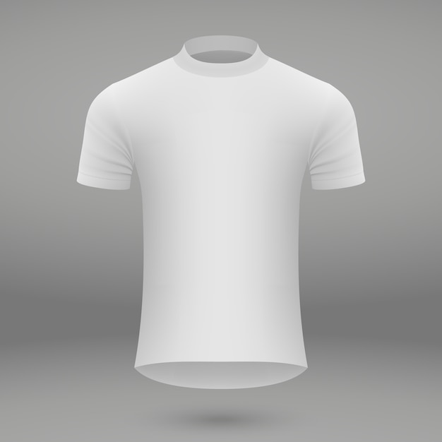 Blank white t-shirt template