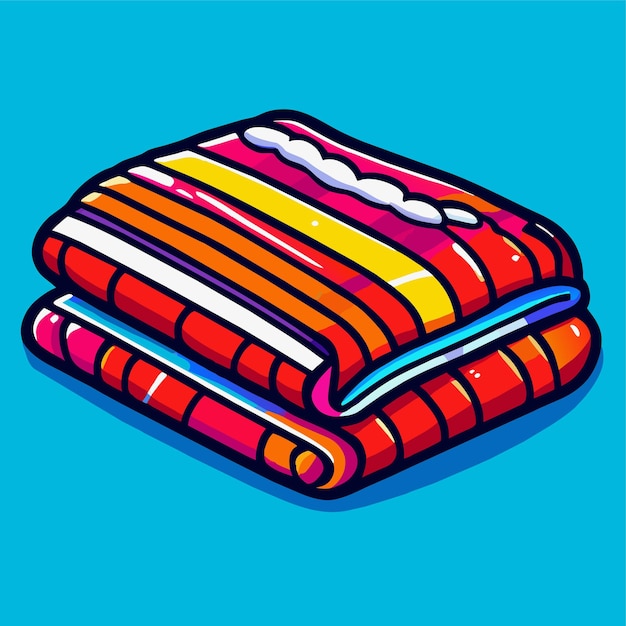 Vector blanket vector illustration