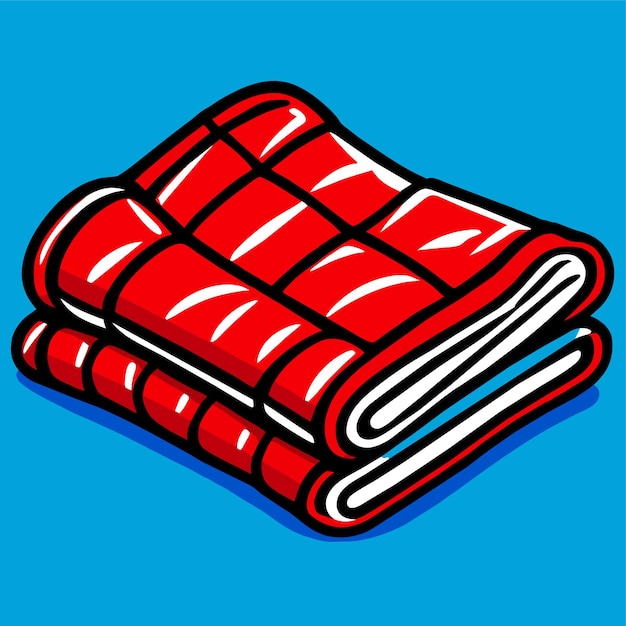 Vector blanket vector illustration