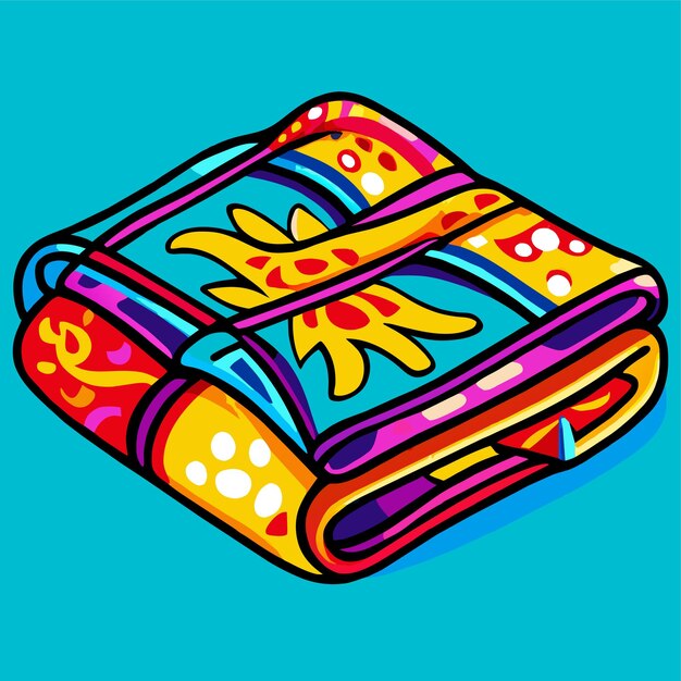 Blanket vector illustration