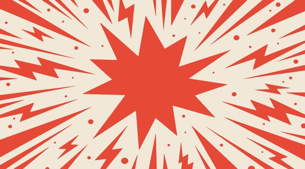 Blast Zap Excitement Explosion Abstract Background vector illustration