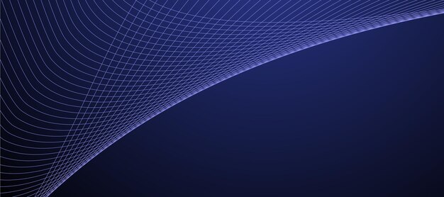 Blauw abstracte lijn achtergrond banner vector beeldontwerp
