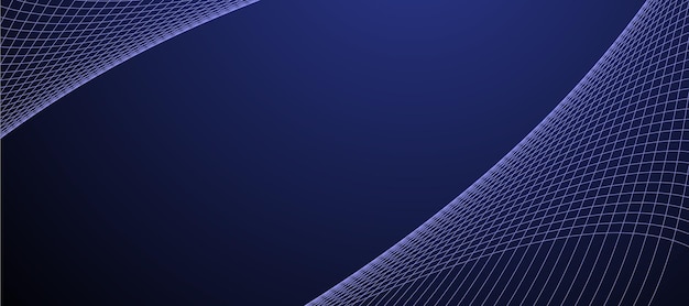 Blauw abstracte lijn achtergrond banner vector beeldontwerp