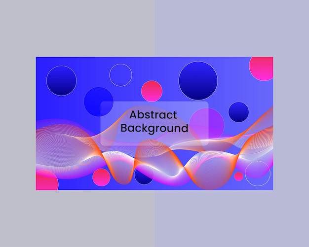 Blauw en paars mengsel vector 3D abstracte achtergrond