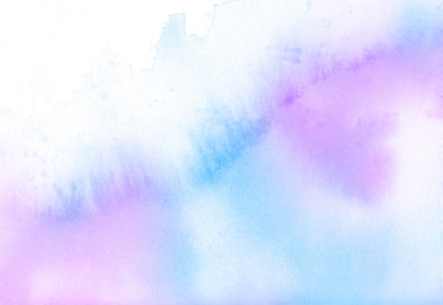 Vector blauw en violet aquarel textuur abstracte achtergrond