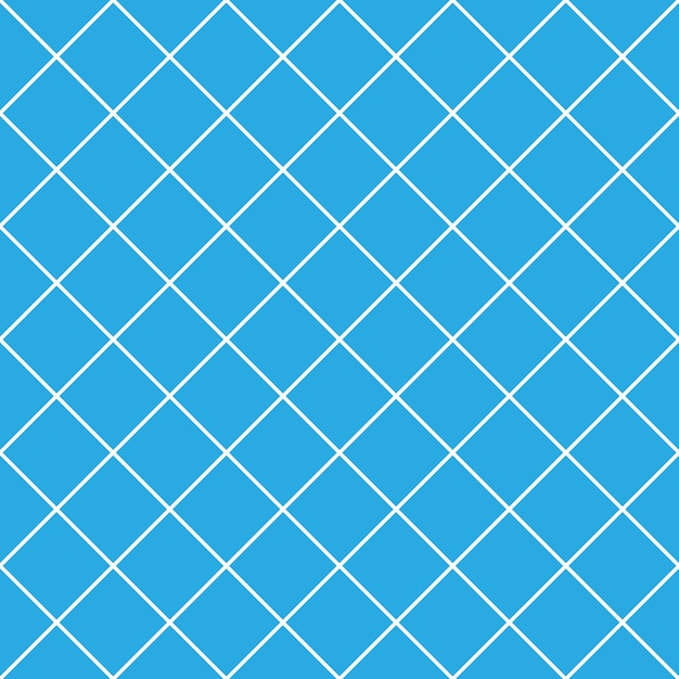 Blauw naadloos diagonaal rasterpatroon