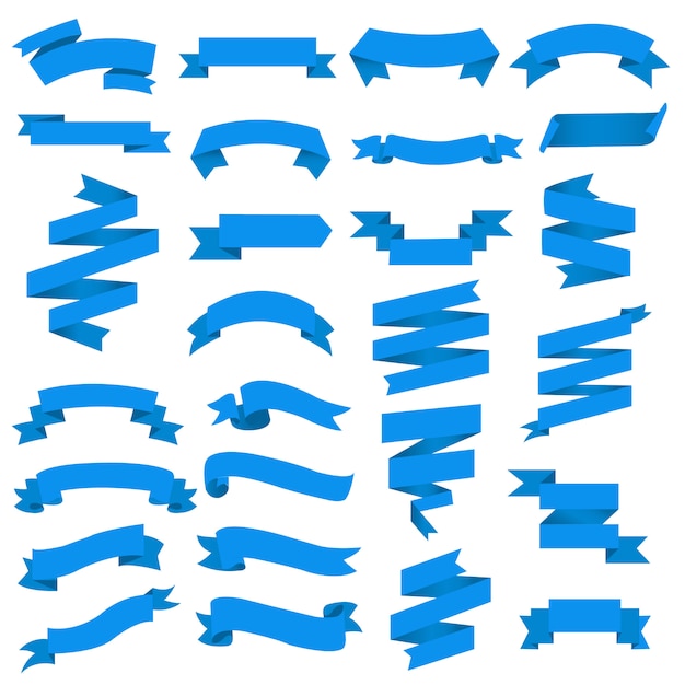 Blauw Weblint Big Set Wit