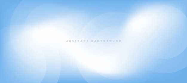 Blauw-wit minimalistische abstracte achtergrond met cirkels