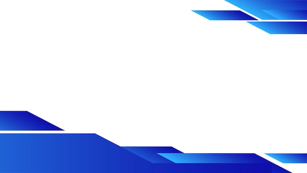 Blauw-wit vector eenvoudige vormen luxe abstracte achtergrond