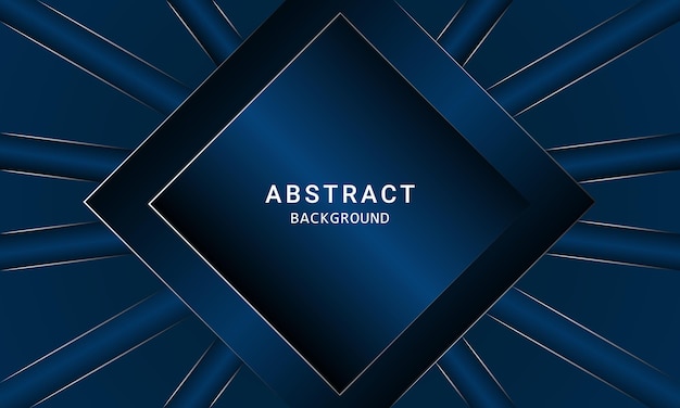 Blauwe abstracte achtergrond voor sociale media ontwerpvector