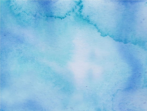 Blauwe abstracte aquarel