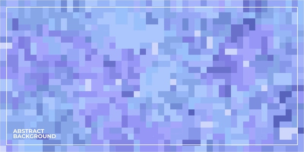 Blauwe abstracte geometrische pixel vierkante betegelde mozaïekachtergrond