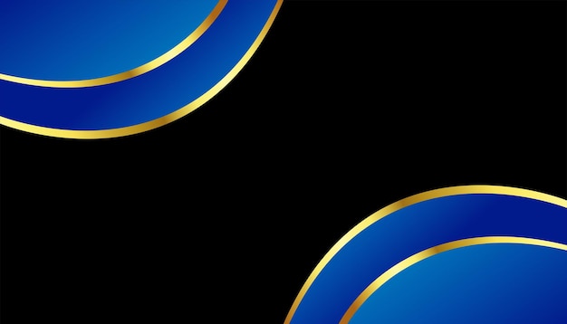 blauwe achtergrond en luxe design
