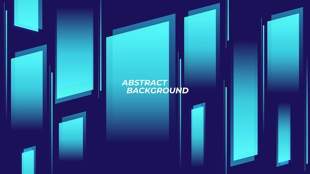 Blauwe achtergrond met abstracte overlay vierkante vorm. Dynamisch en sportbannerconcept