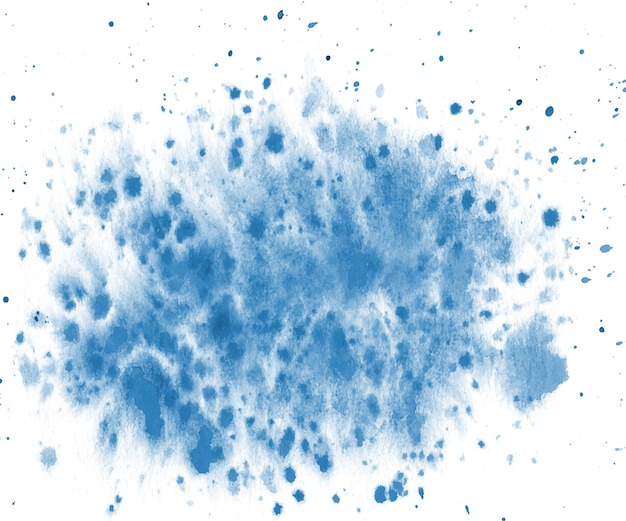 Vector blauwe aquarel label achtergrondontwerp. vectorillustratie