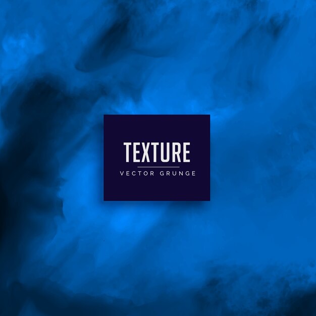 Blauwe aquarel textuur vector achtergrond