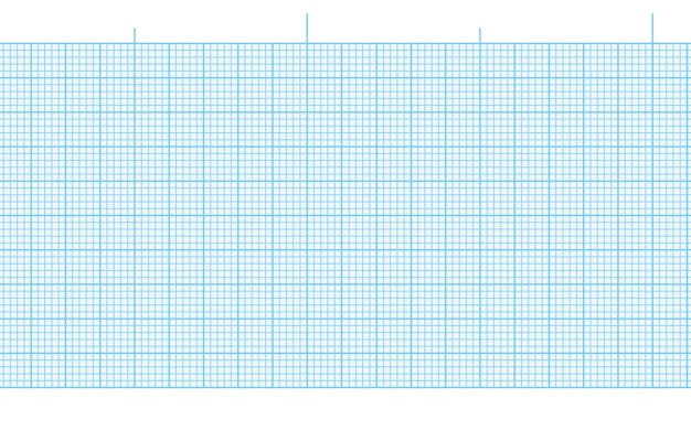 Blauwe ecg-papier naadloze achtergrond voor hartslagregistratie