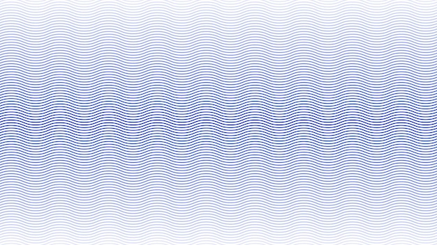 Blauwe golflijn abstracte achtergrond vector afbeelding
