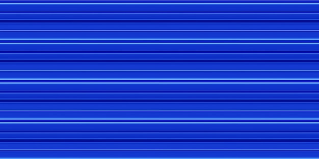 Blauwe golfplaten naadloze patroon van hek of magazijn muur
