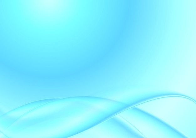 Blauwe golven abstracte elegante achtergrond. vector ontwerp