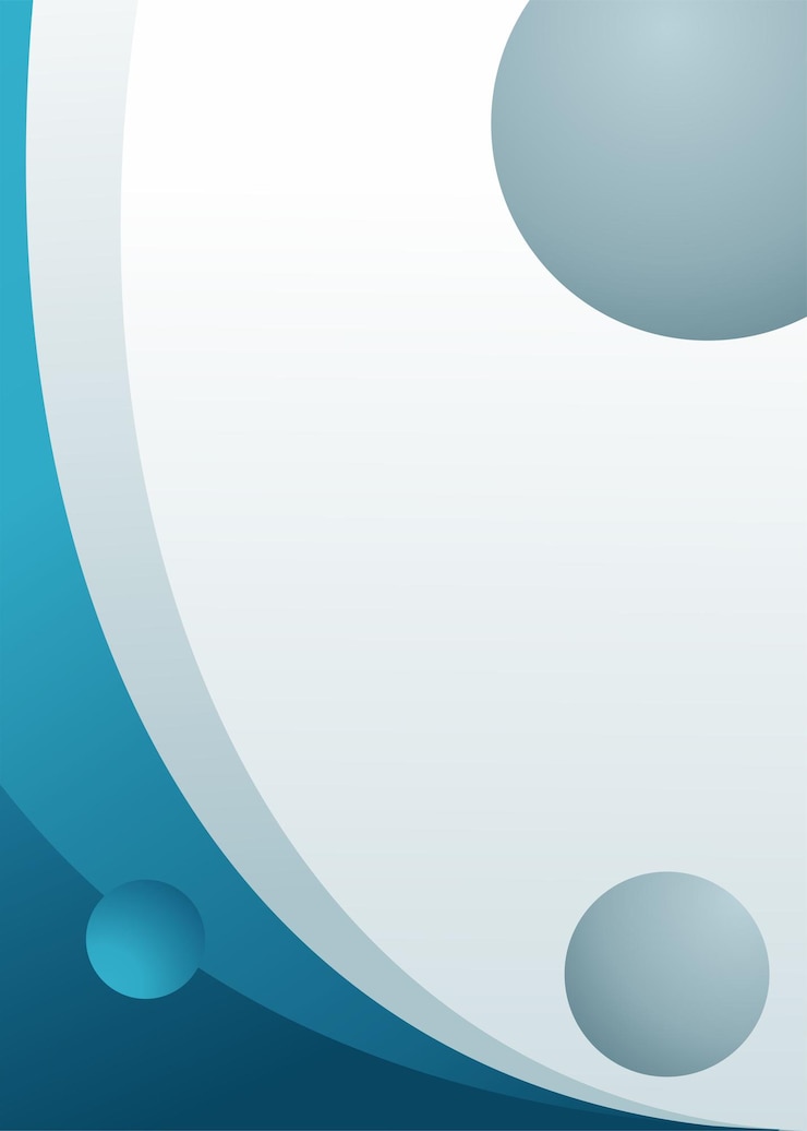 Vector blauwe gradatie met stippen presentatiesjabloon