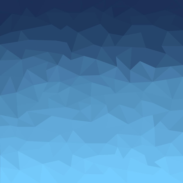 Blauwe gradiënt abstracte vectorachtergrond met geometrische vormen Veelhoekig patroon trendy ontwerp