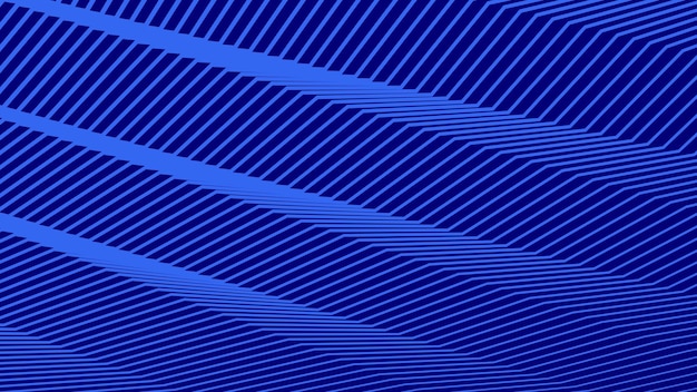 Blauwe hemel zigzag strepen lijn abstracte achtergrond voor achtergrond of stof stijl