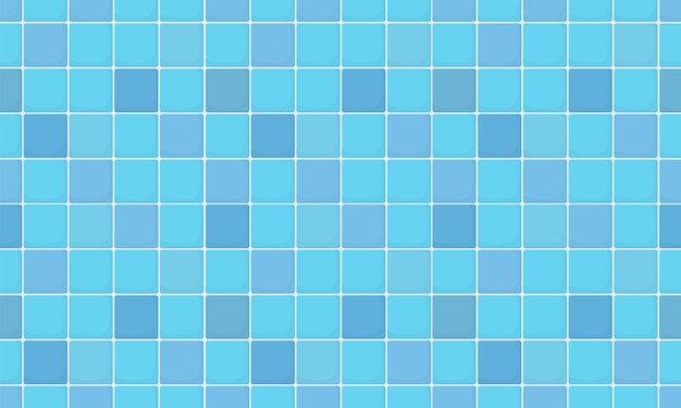 Blauwe kleur keramische tegel muur