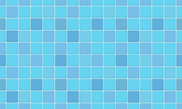 Vector blauwe kleur keramische tegel muur