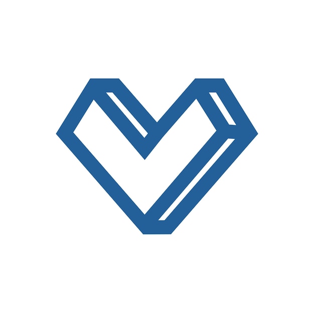 blauwe letter VL VL 3d logo ontwerp vector illustratie