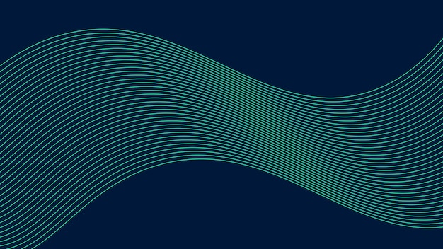 Blauwe lichtcurve lijnen abstracte achtergrond vector afbeelding