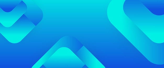 Blauwe vector abstracte geometrische vorm moderne banner voor website banners brochure posters flyer kaart en omslag