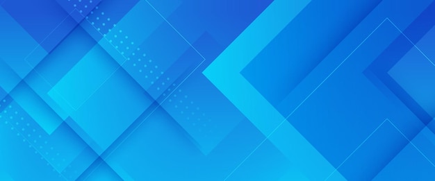 Blauwe vector abstracte geometrische vorm moderne banner voor website banners brochure posters flyer kaart en omslag