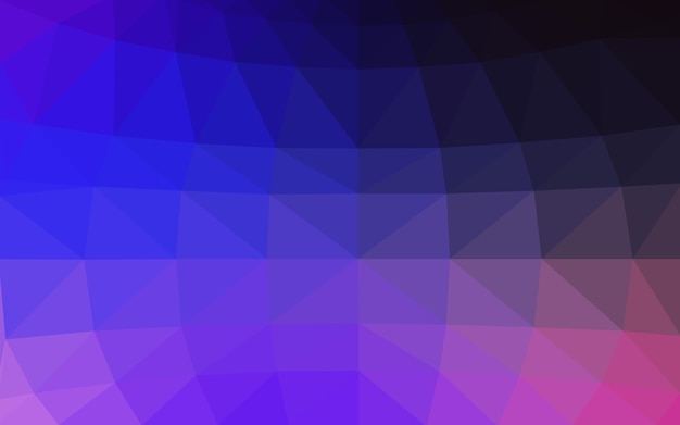 Blauwe vector veelhoekige illustratie
