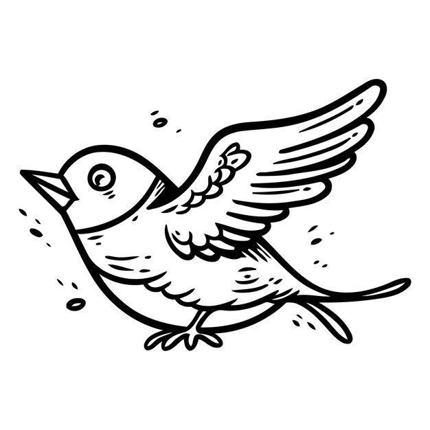 Vector blauwe vogel icoon cartoon illustratie van blauwe vogel vector icoon voor het web