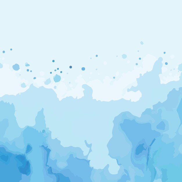 blauwe waterverf penseel vector achtergrond