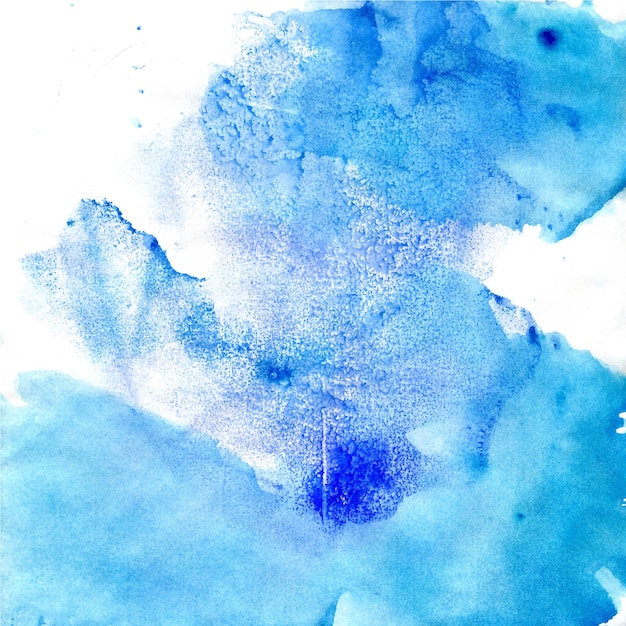 blauwe waterverf schaduw