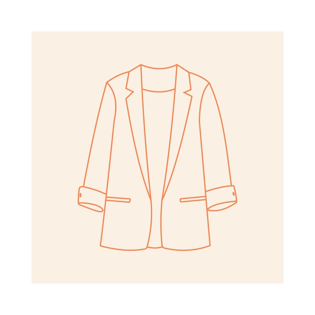 Blazer icoon illustratie