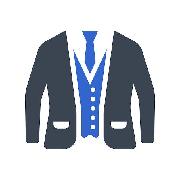 Vector blazer suit icon