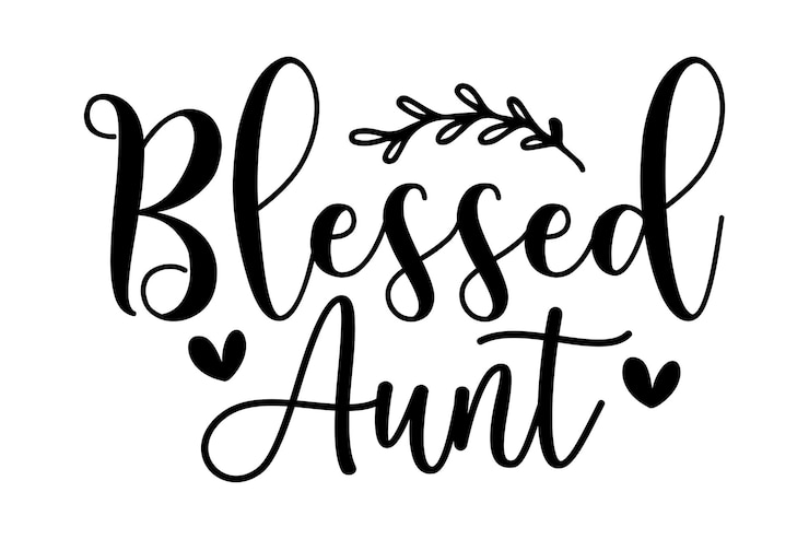 Vector blessed aunt