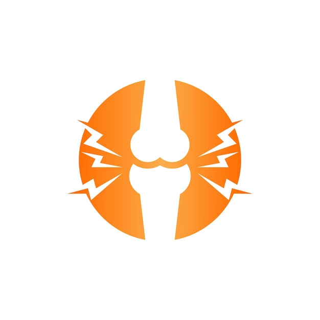 Blessure bot logo pictogram vectorillustratie