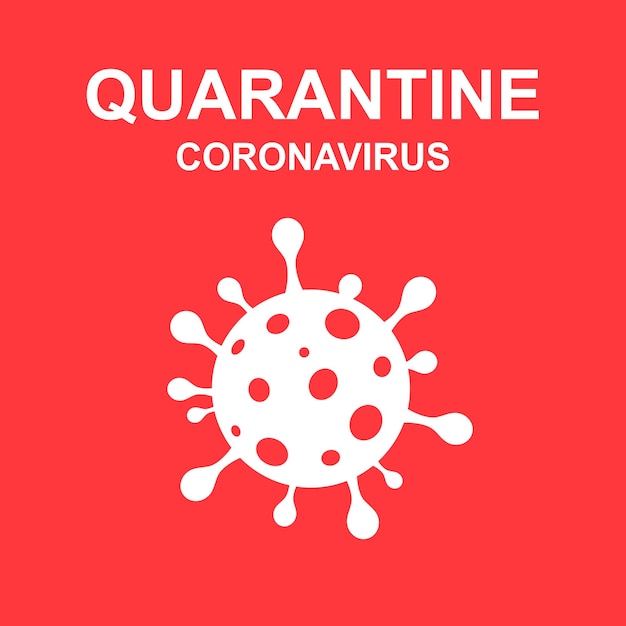 Blijf thuis quarantaine coronavirus epidemie illustratie voor sociale media blijf thuis red levens hashtag vector