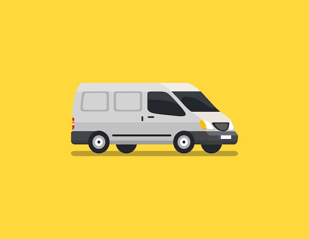 Blind van flat vector