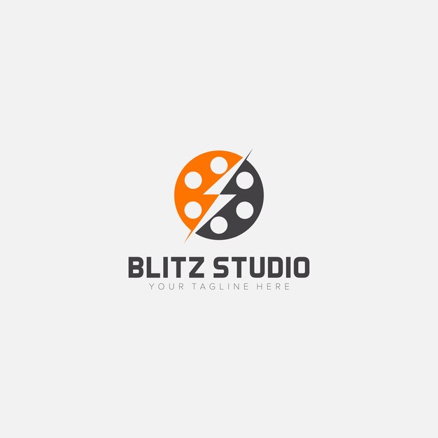 Студия blitz и студия электротехники современные логотипы